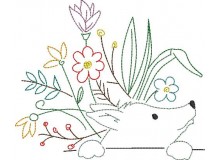 Stickdatei - Frühlingsfreunde Wolf